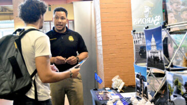 Criminal justice agencies storm Franciscan for career fair | News, Sports, Jobs