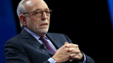 Nelson Peltz founding partner of Trian Fund Management LP. speak at the WSJD Live conference in Laguna Beach, California