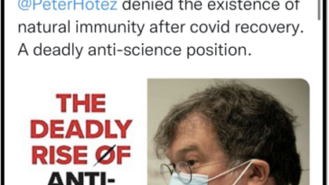 Science-Based Satire: Vaccine-Mandates and the Denial of the Existence of Natural Immunity After COVID Recovery. A Deadly Anti-Science Position