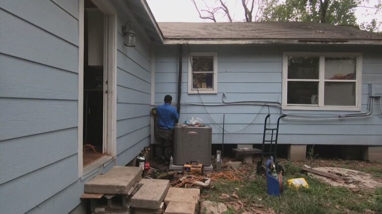 US Army veteran in Magnolia gets free air conditioning system after sweltering Texas summer