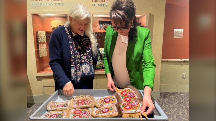 Manitoba Cree beadwork artist recreates grandmother's design