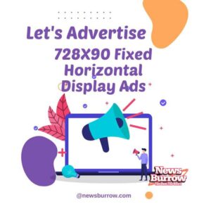 728X90 Fixed Horizontal Display Ads Section