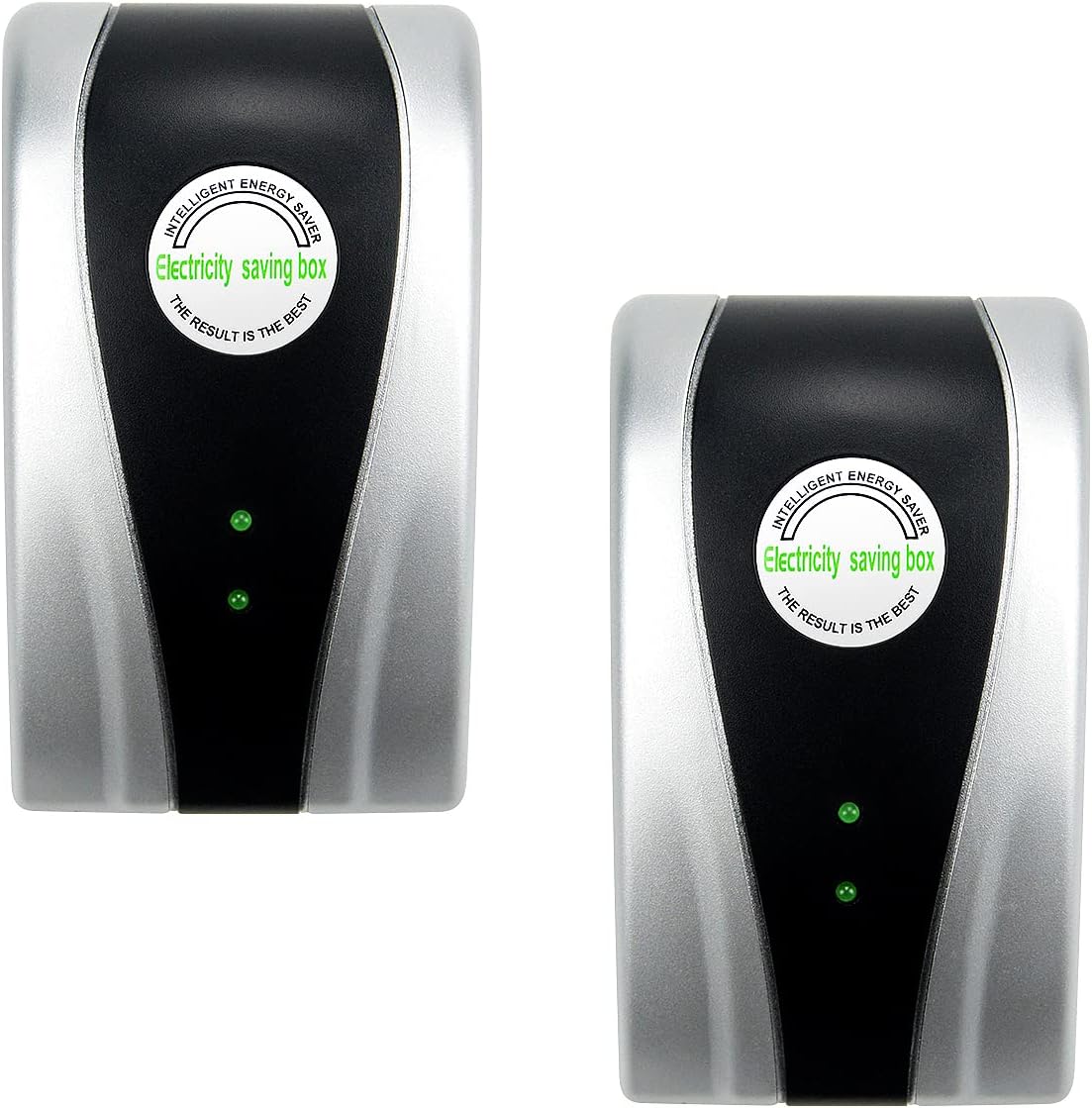 2 Pack Power Saver, Energy Saver, Household Power Saver, Industrial Power Saver, Power Saving And High Efficiency Us Plug 90V-250V 30Kw