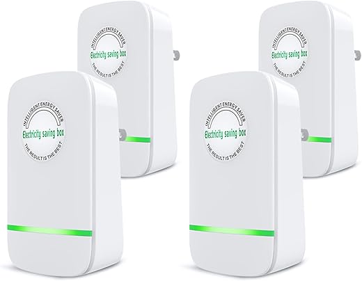 4 Pack Power Saver Electricity Saving Box 30Kw Household Energy Saver Us Plug 90V-250V Power Saving And High Efficiency