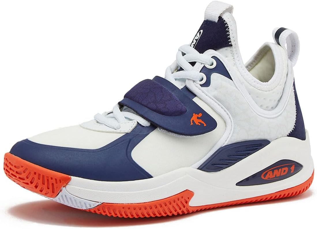 And1 Revel Mid Girls &Amp; Boys Basketball Shoes Kids, Boys High Top Sneakers - Silver Grey/Light Purple/White Trim, 5 Big Kid