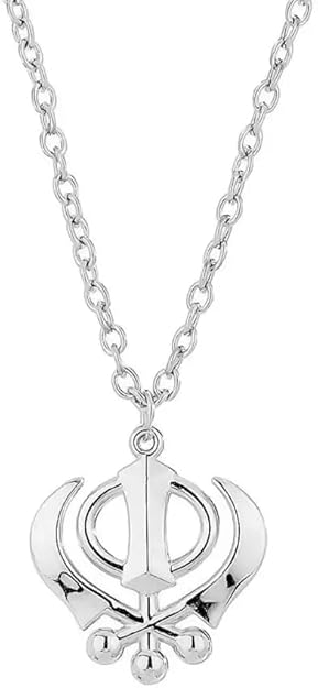 Bro Mart Sikh Sardar Punjabi Khalsa Khanda Chain Locket For Men And Women