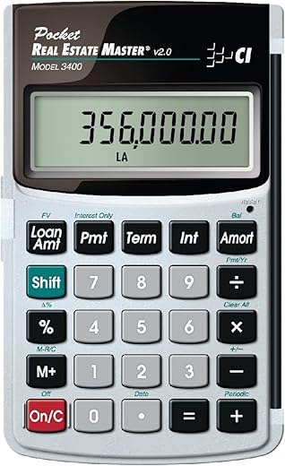 Calculated Industries 3400 Pocket Real Estate Master Financial Calculator