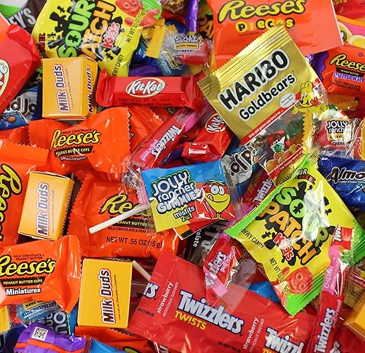 Chocolate And Candy Variety Pack - 2 Lb Assorted Chocolate Candy Bulk - Bulk Candy Bag Candy Mix - Halloween Candy Bulk Individually Wrapped Candy - Chocolates - Variety Candy Bag - Fall Candy