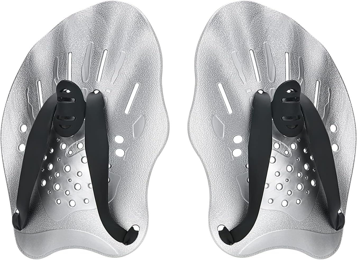 Contour Swim Paddles Hand, Swim Training Hand Paddles With Adjustable Straps, Swimming Hand Paddles For Women And Men