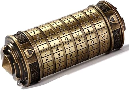 Cryptex Da Vinci Code Mini Cryptex Lock Puzzle Boxes With Hidden Compartments Anniversary Valentine'S Day Romantic Birthday Gifts For Her Gifts For Girlfriend Box For Men