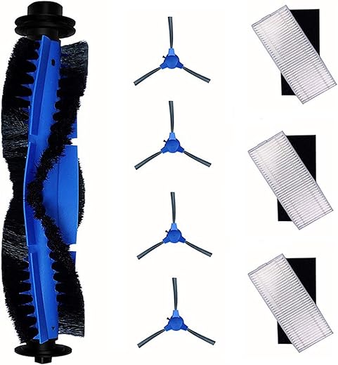 Dld Replacement Parts Compatible With Eufy Robovac 11S, Robovac 30, Robovac 30C, Robovac 15C,Robovac 12, Robovac 35C Accessory Robotic Vacuum Cleaner Filters, Side Brushes,Rolling Brushes