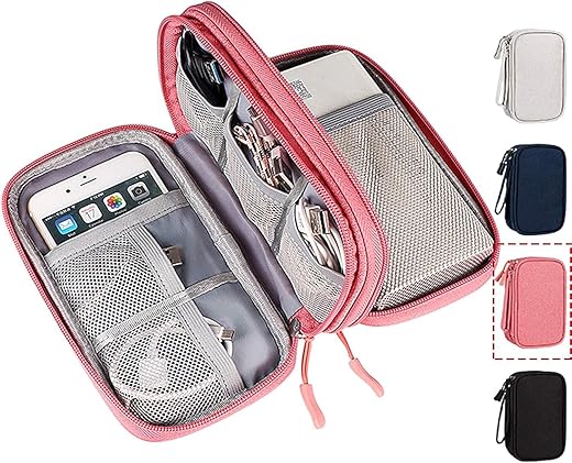 Electronic Organizer Travel Usb Cable Accessories Bag/Case,Waterproof For Power Bank,Charging Cords,Chargers,Mouse ,Earphones Flash Drive