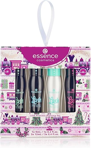 Essence Lash Princess Mascara Set | 4 Vegan &Amp; Cruelty-Free Mascaras | False Lash Effect, Waterproof, Curl &Amp; Volume, Sculpted | Holiday Gift For Beauty Lovers