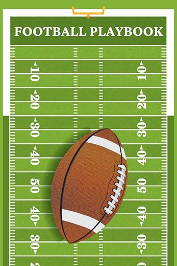 Football Playbook: Blank Football Coach Notebook For Drawing Up Football Plays And Designing A Game Plan And Practice Planning