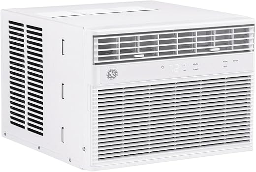 Ge Window Air Conditioner 14000 Btu, Wi-Fi Enabled, Energy-Efficient Cooling For Large Rooms, 14K Btu Window Ac Unit With Easy Install Kit, Control Using Remote Or Smartphone App,White