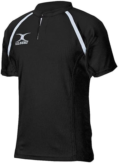 Gilbert Xact Ii Rugby Jersey (Large, Black)