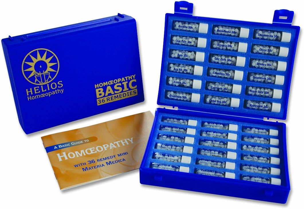 Helios Homeopathy 36 Homeopathic Remedy Deluxe Family Kit