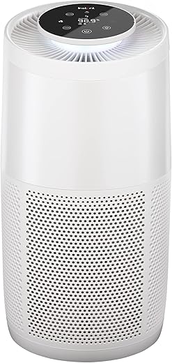 Instant Hepa Quiet Air Purifier, From The Makers Of Instant Pot With Plasma Ion Technology For Rooms Up To 1,940Ft2, Removes 99% Of Dust, Smoke, Odors, Pollen &Amp; Pet Hair, For Bedrooms, Offices, Pearl