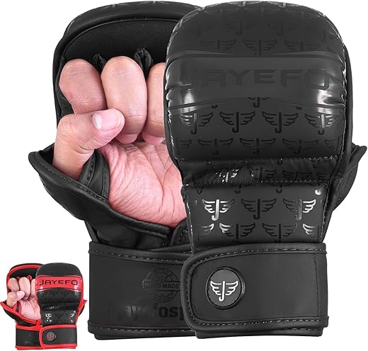 Jayefo Mma Sparing Gloves (Black, S/M)