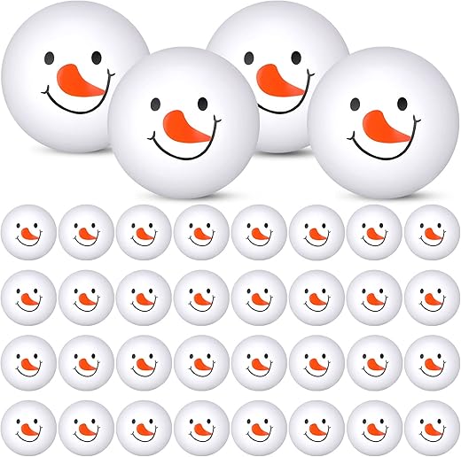 Kasyat 36 Pieces Christmas Stress Ball Snowman Stress Toys Stress Relief Cute Sensory Toys Christmas Party Favors For Party Bag Filler Stocking Stuffers Gifts Suitable For Ages 3+