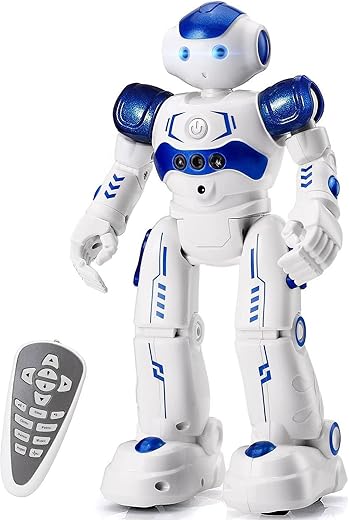 Kingsdragon Rc Robot Toys For Kids, Gesture &Amp; Sensing Programmable Remote Control Smart Robot For Age 3 4 5 6 7 8 Year Old Boys Girls Birthday Gift Present