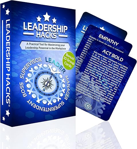 Leadership Hacks – Leadership Gift - A 52 Week Leadership Training Program For Empowering Leaders Based On Top Selling Leadership Books - It’s The Manager, Atomic Habits, Leaders Eat Last