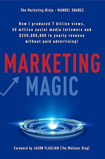 Marketing Magic: How I Produced 7 Billion Views, 50 Million Social Media Followers And $250,000,000 In Yearly Revenue Without Paid Advertising!