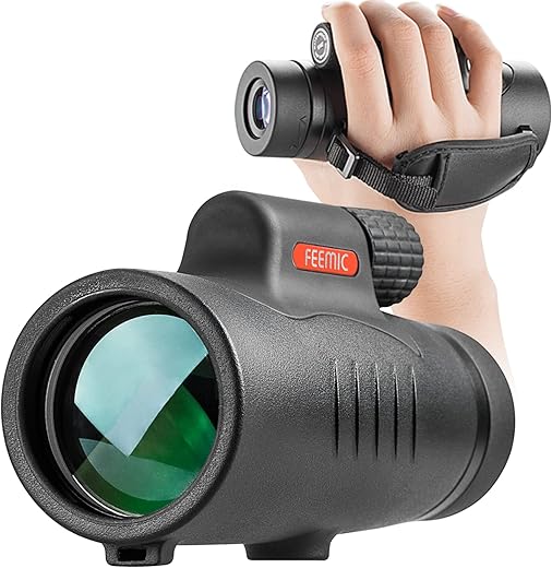 Monocular Telescope High Power 8X42 Monoculars Scope Compact Waterproof Fogproof Shockproof With Hand Strap For Adults Kids Bird Watching Hunting Camping Hiking Travling Wildlife Secenery