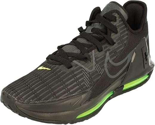 Nike Lebron Witness Vi Mens Basketball Trainers Cz4052 Sneakers Shoes, Black/Black-Anthracite-Volt, 11 M Us