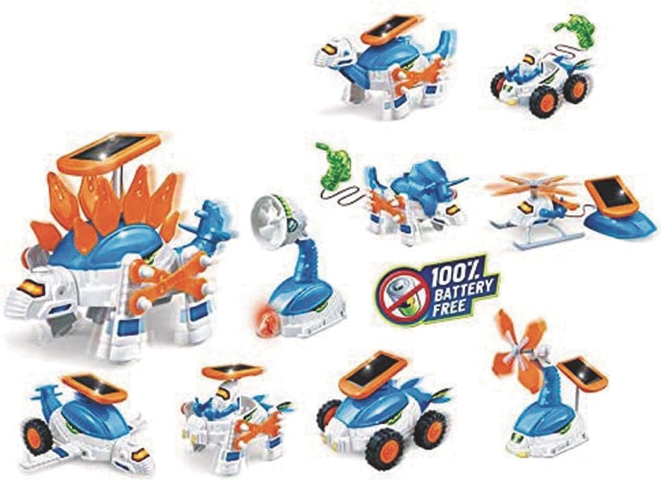 Owi Inc Robotics X In 1 Renewable Energy Toy Kit, Solar Powered Energy Kit For Kids, 10 Robots In 1, Educational Stem Birthday Kits Ages 8 And Up