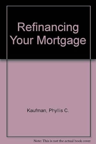 Refinancing Your Mortgage