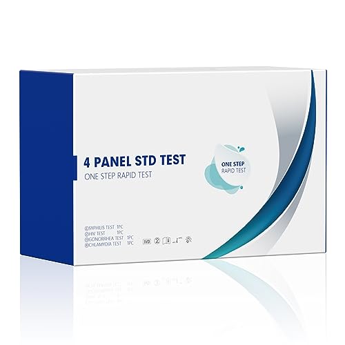 S-T-D Test Kit For Men &Amp; Women Instant Results, 4 Panel S-T-D Test, Results In 10-20 Minutes