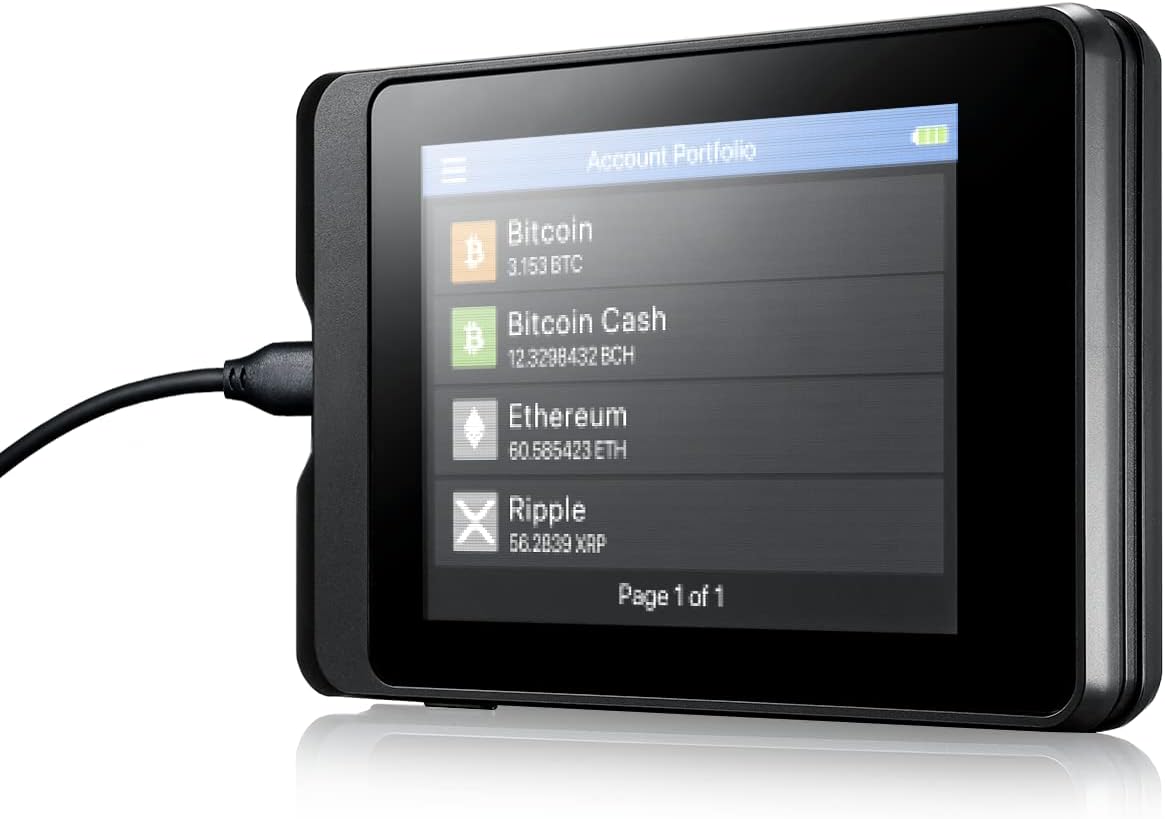 Secux W10 Crypto-Asset Hardware Wallet - The Ideal Solution For Safely Storing Your Bitcoin, Ethereum, Ripple, Litecoin, Bitcoin Cash And More