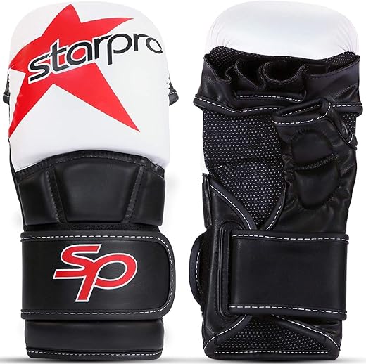 Starpro | Mma Gloves With Extra Padding | Great For Sparring, Striking &Amp; Grappling | Mma Gloves For Men, Mma Gloves Women, Mma Sparring Gloves, Mma Gloves Men, Mma Training Gloves, Mma Boxing Gloves