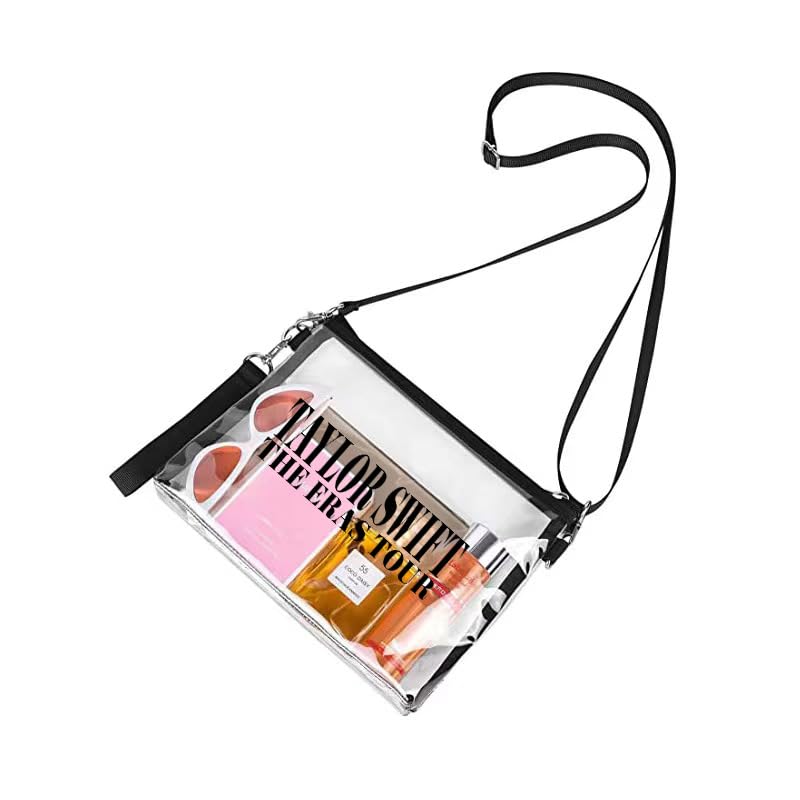 Taylor Clear Bag Stadium Approved For Swift Eras-Tour - Clear Crossbody Purse Bag Swift Merch Merchandise For Concert