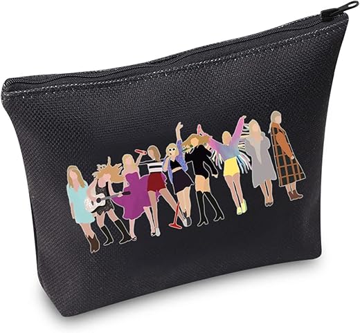 Tobgbe Album Inspired Gift Let Us Enjoy Sing Song Makeup Bag Singer'S Merchandise Music Lover Gift (Sing Happier Bk)