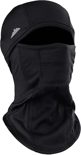 Tough Headwear Balaclava Ski Mask - Winter Face Mask For Men &Amp; Women - Cold Weather Gear For Skiing, Snowboarding &Amp; Motorcycle Riding (Black)